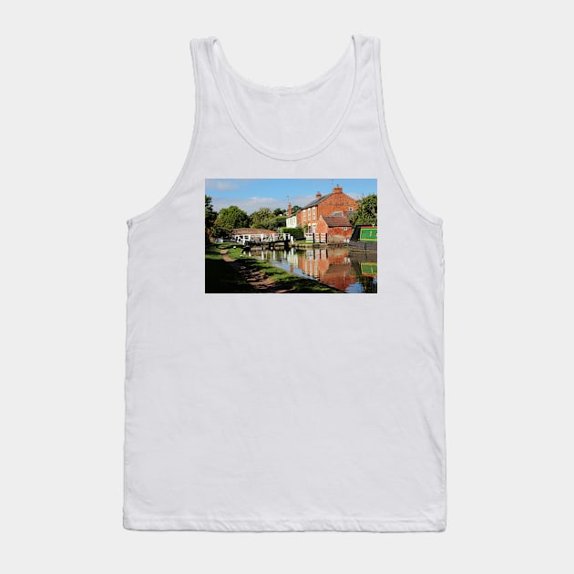 Braunston Lock No3 Northamptonshire Tank Top by avrilharris